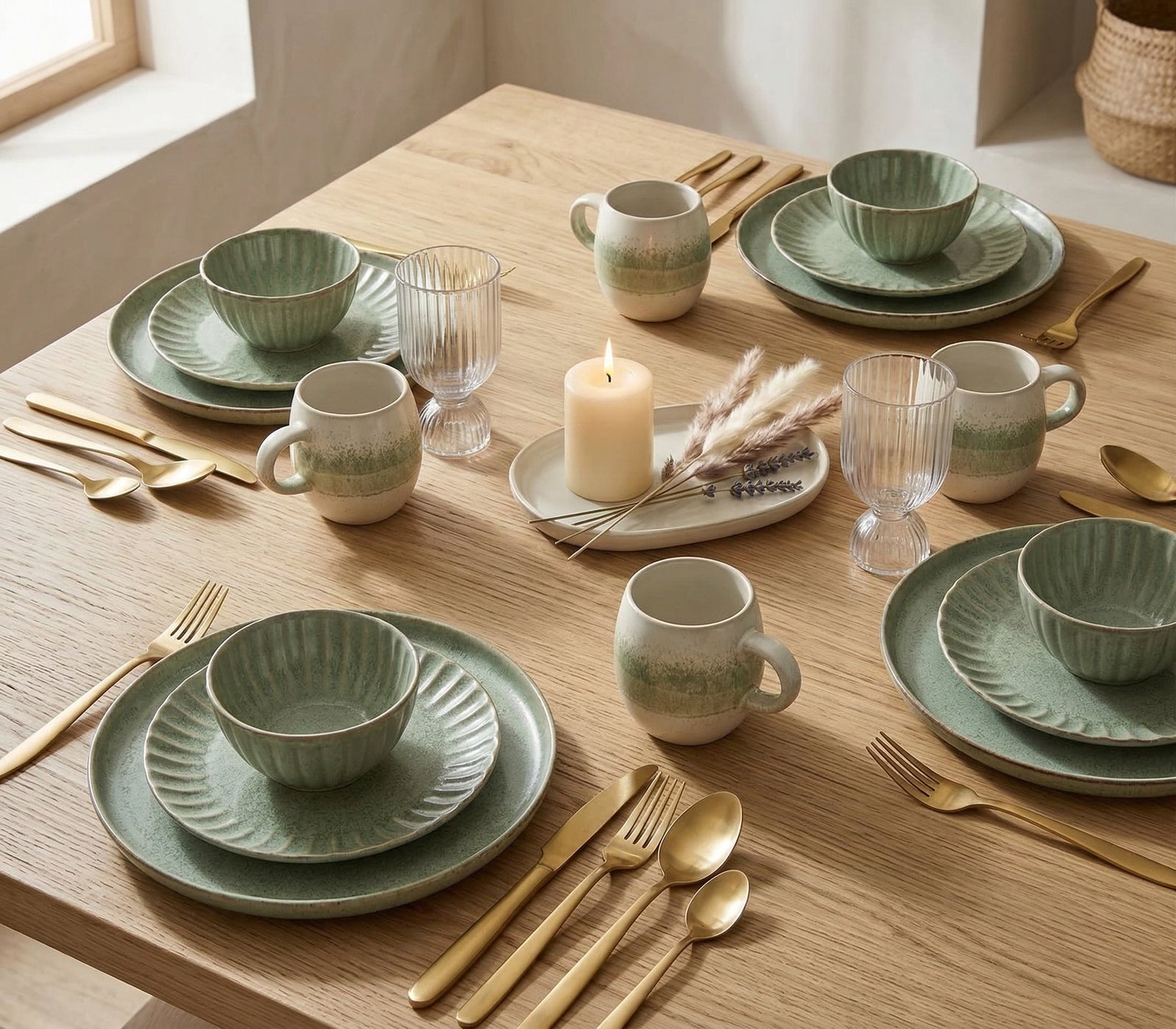 Pack vaisselle Sage Collection 6 personnes — location Swaap