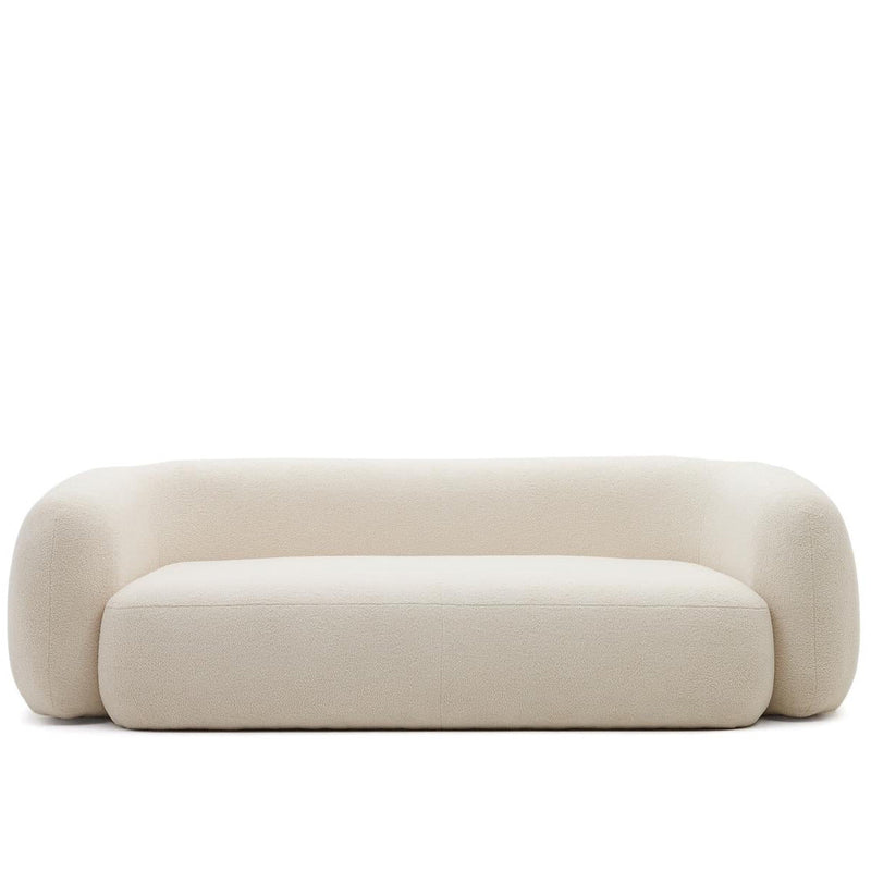 Martina Bouclé Sofa, available for rent to expats in Switzerland