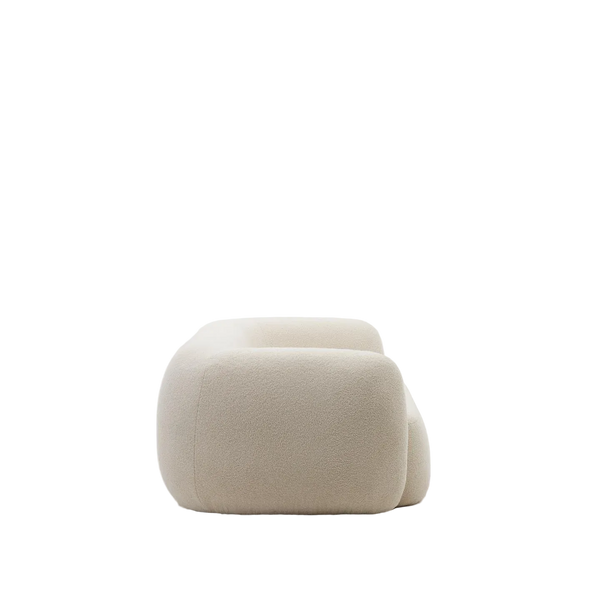 Canapé Martina, détail de la bouclette — location de meubles Swaap